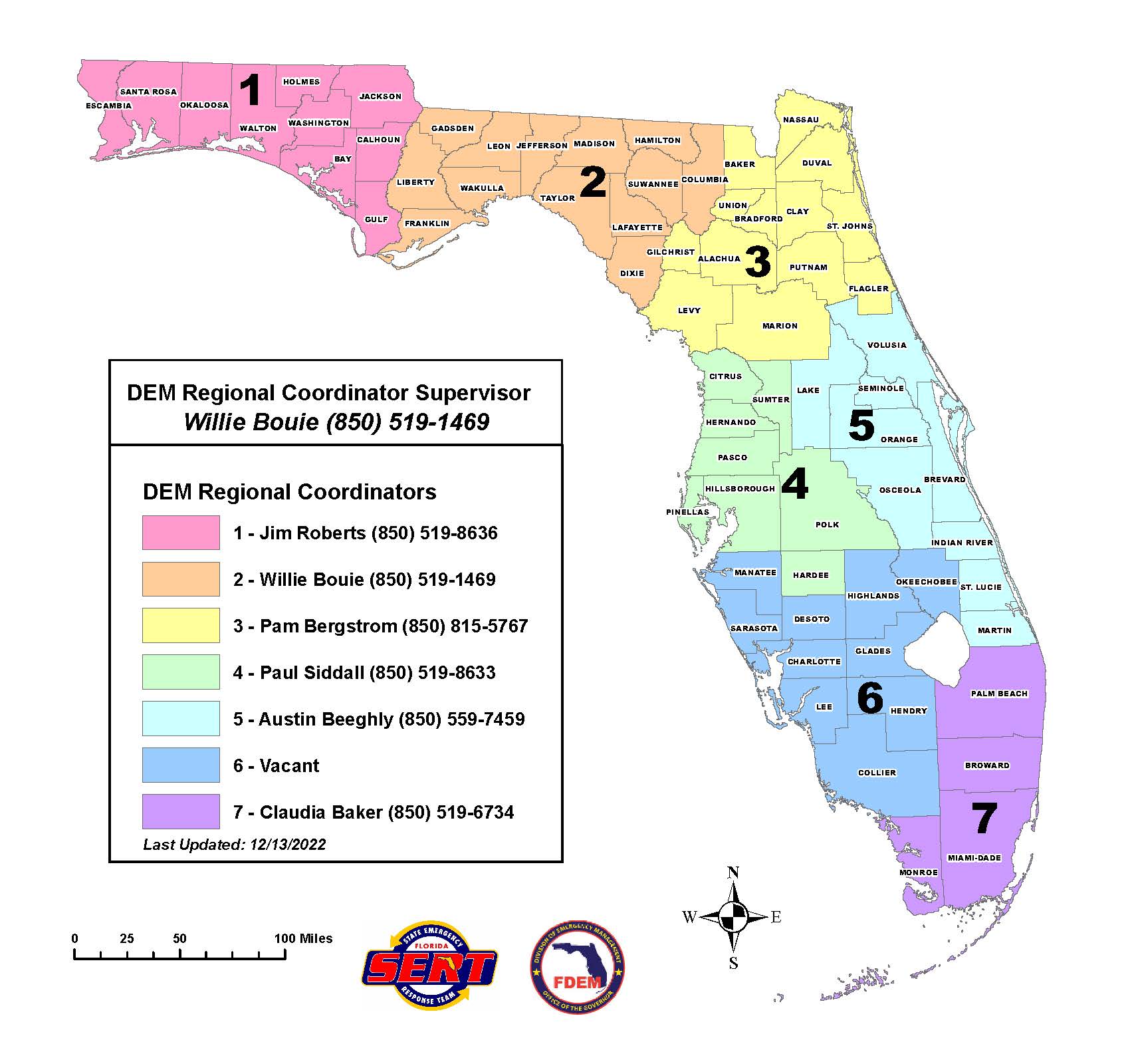 Regional Coordinators | Florida Disaster